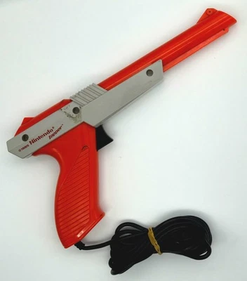 1985 Официальный подлинный OEM Nintendo NES-005 Zapper свет пистолет контроллер оранжевый - Изображение 1 из 2