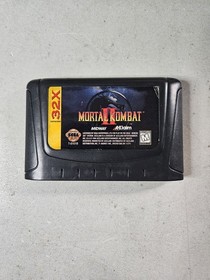 Mortal Kombat II Sega Genesis 32X Game Cartridge 1994 Tested Working Authentic