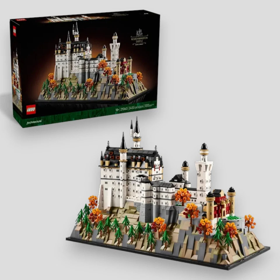 LEGO Architecture 21063 Schloss Neuschwanstein - 3455 Teile - NEU OVP