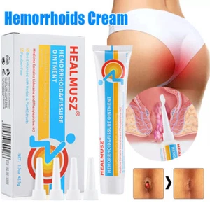 HEALMUSZ Hemorrhoid Cream Hemorrhoids Treatment Ointment Gel Piles Pain Relief - Picture 1 of 17