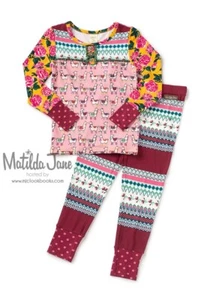 Matilda Jane Size 8 Choose Your Own Path No Probllama Pajamas Llamas NWT - Picture 1 of 2