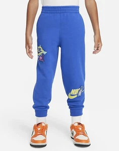 $54 Nike "You Do You" Soft Fleece Boy Joggers Blue (Size 7) 86L138 - Picture 1 of 4