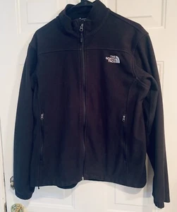 North Face Men's Black Fleece Jacket Size M - Picture 1 of 10