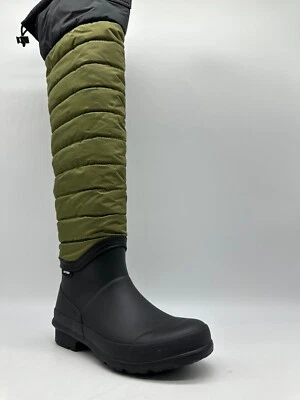 Tretorn Harriet Olive/Black Nylon/Rubber Over The Knee Rain Boot Women's Sz 7M - Image 1 of 4