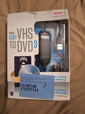 Roxio Easy VHS to DVD 3-NEW-Convert VHS TO DVD-DAMAGED PACKAGING - Image 1 of 2