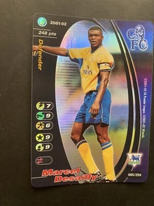 DESAILLY 2001 2002 FOOTBALL CHAMPIONS MARCEL CHELSEA FOIL PREMIER LEAGUE WIZARDS - Foto 1 di 3