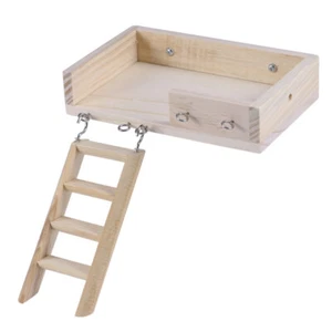2 Stück Hamsterspielzeug Hamster Kletterspielzeug Rennmaus Leiter Hamster Kauspielzeug Zähne - Bild 1 von 12