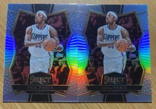 PAUL PIERCE (2 Card Lot) 2016-17 Panini Select Card #138 SILVER PRIZM
