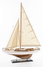 SAILINGSTORY Wooden Sailboat Model Decor Boat Model Ship Sailboat Decor Yacht...