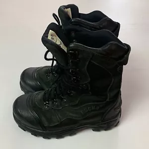 Rocky Black Leather Combat Boots Women’s Size 7 - Picture 1 of 7
