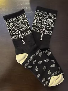 🌵🌵 CACTUS JACK Travis Scott Socks • Black • Brand New SB Dunk - Picture 1 of 2