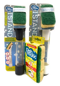 Washing Up Sponge Liquid Dispenser Dishmatic iStand Control 1x - 3x Extra Refill - Picture 1 of 2
