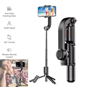 Gimbal Stabilisator für Smartphone kabellos ausziehbar Selfie Stick mit Fernbedienung - Bild 1 von 11