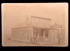CABINET PHOTO - HISTORIC KANSAS GHOST TOWN OF EUSTIS CIRCA 1880'S - PLEASE READ!