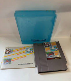 NES Mario, Duck Hunt, Track Meet Nintendo  with Case & Manual