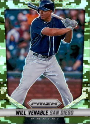2014 Panini Prizm Prizms Camo #30 Will Venable - NM-MT - Image 1 of 2