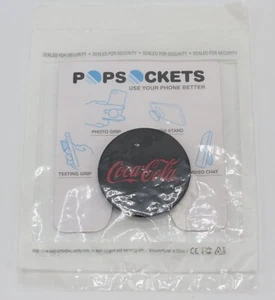 PopSockets Coca-Cola noir/rouge poignée téléphone prise pop - Photo 1/8