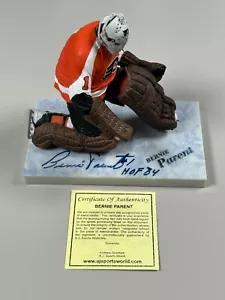 Bernie Parent firmato NHL Series 19 McFarlane AJ Sports COA Philadelphia Flyers - Foto 1 di 6