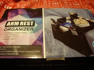 New 6 Pocket ArmRest Organizer-Adjusts To Fit Most Couch Chair Arm Rest 364 - Picture 1 of 5