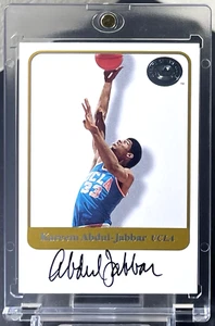 Kareem Abdul Jabbar 2001 Fleer Greats Of The Game On Card Auto UCLA HOF Lakers - Picture 1 of 2