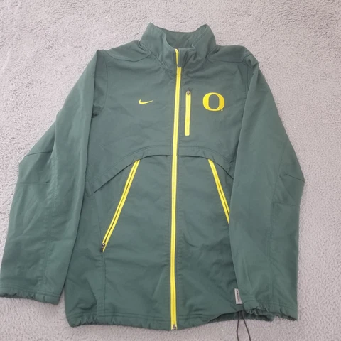 Oregon Ducks Nike Jacket Extra Small Green Full Zip Tech Sweatshirt Football Men Cover
