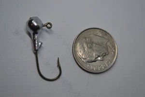 1/16 #4 EAGLE CLAW 570 BRONZE ROUND BARBED COLLAR Jighead 100 ct - Picture 1 of 1