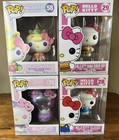 Hello Kitty Funko Pops Set of 4 Cake Classic Pastel Burger Rare 29 58 75 28 NEW