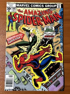 AMAZING SPIDER-MAN Marvel Comic No. 168 May 1977 Will-O The Wisp FN/VF - Picture 1 of 8