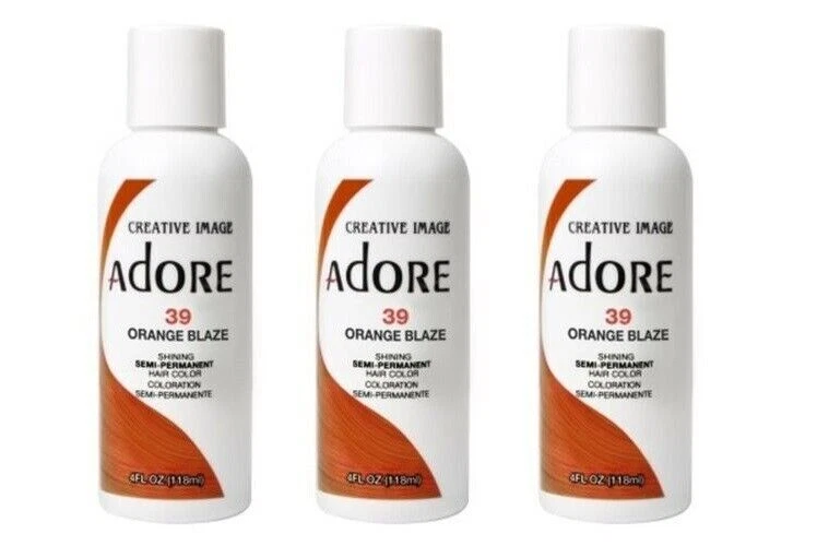 Creative Image Adore Semi Permanent Hair Color #39 Orange Blaze 4oz