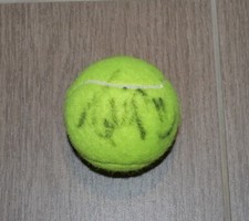 KIRSTEN FLIPKENS TENNIS BELGIUM SIGNED AUTOGRAPHED WILSON US OPEN TENNIS BALL