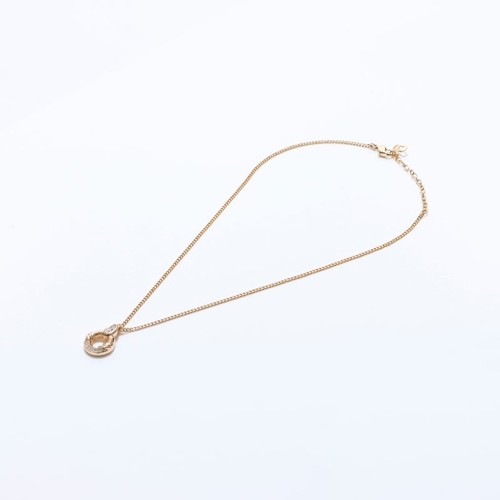 Collana Christian Dior con strass oro WS6771