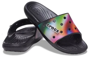 Neu Crocs klassische solarisierte Damen-Pantoletten Sandalen Größe 8 neu mit Etikett! - Bild 1 von 4