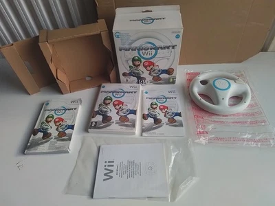 Coffret Mario Kart Wii Complet avec Volant Officiel sur Nintendo Wii et Wii U !! - Imagen 1 de 4