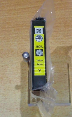 Cartucho GENUINO EPSON 18XL Amarillo ORIGINAL T1814 MARGARITA TINTA SELLADA AL VACÍO 2025 Foto 1 de 4