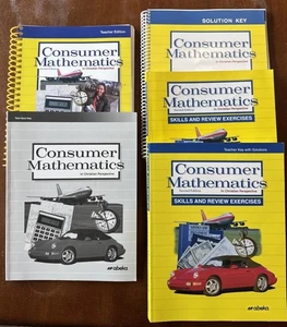 ABEKA High School Consumer Mathematics 2nd Edition Curriculum Homeschool - Picture 1 of 6