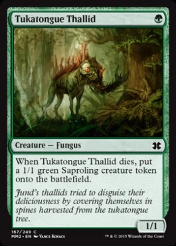 x1 Tukatongue Thallid - Modern Masters 2015 - NM - MTG - Image 1 of 1