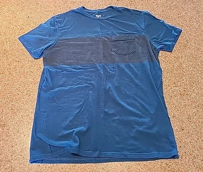 Camiseta Hombre - Manga Corta - L - Azul - Mossimo - 21" Pit to Pit Foto 1 de 3