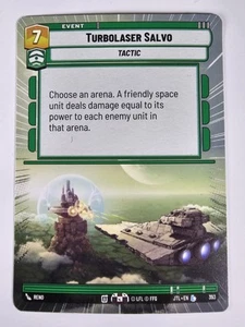 Star Wars Unlimited TCG JTL Hyperspace Legendary Card: Turbolaser Salvo - Picture 1 of 2