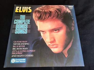 Elvis Presley - The Complete Bonus Songs - Gatefold Double LP Vinyl EX+/NM- - Image 1 of 4