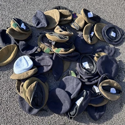 Bulk Dealers Trade Lot - 60x Genuine British Army Berets - Mixed Sizes & Reg - Image 1 of 4