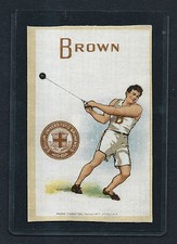 S22 SMALL MURAD TOBACCO SILK BROWN HAMMER THROW