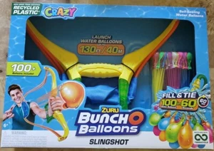 Zuru Buncho Balloons Slingshot Crazy Recycled Self-Sealing Balloons (100 Total) - Picture 1 of 5
