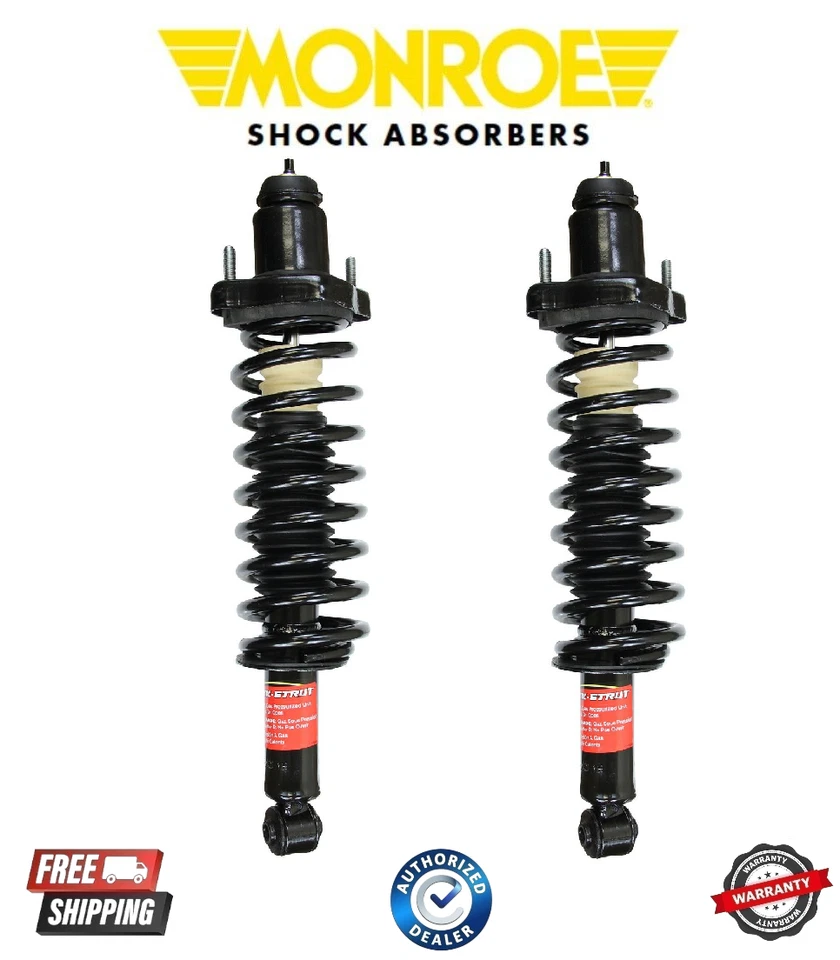 2 puntales de suspensión trasera y resorte helicoidal-puntal rápido para Jeep Compass 11-17 Foto 1 de 1