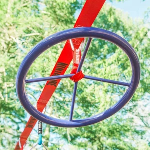 Slackers 14" Ninja Wheel - Outdoor Ninja Warrior Trainingsgerät für Kinder blau - Bild 1 von 7