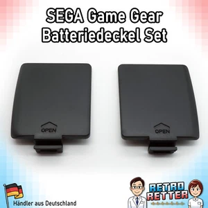Tapa de batería Game Gear negra SEGA compartimento tapa tapa tapa compartimento de batería cubierta - Imagen 1 de 4