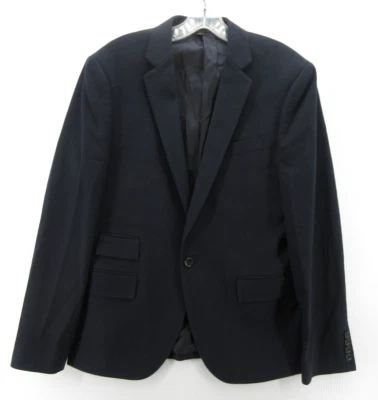 J Crew Sport Coat Men 38 Blue Ludlow Blazer Herringbone Jacket One Button Navy - Image 1 of 4