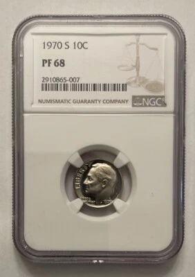 1970-S 10C (Proof 68) Roosevelt Dime - Image 1 of 2