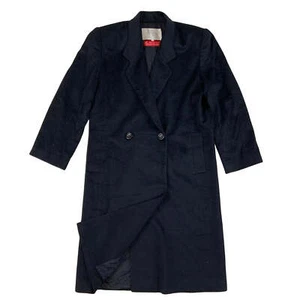 Trench lungo nero puro cashmere vintage 10 12 - Foto 1 di 2