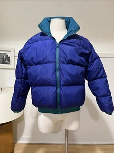 Chaqueta tampón de invierno grande reversible de plumón vintage década de 1990 Columbia - Imagen 1 de 7