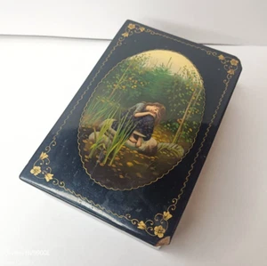 vintage box master ussr Hand painted. The Frog Princess - Picture 1 of 21